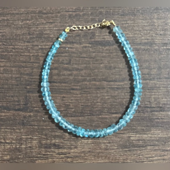 Jia Jia Fancy Cut 14k Yellow Gold & Apatite Bracelet - Picture 5 of 12
